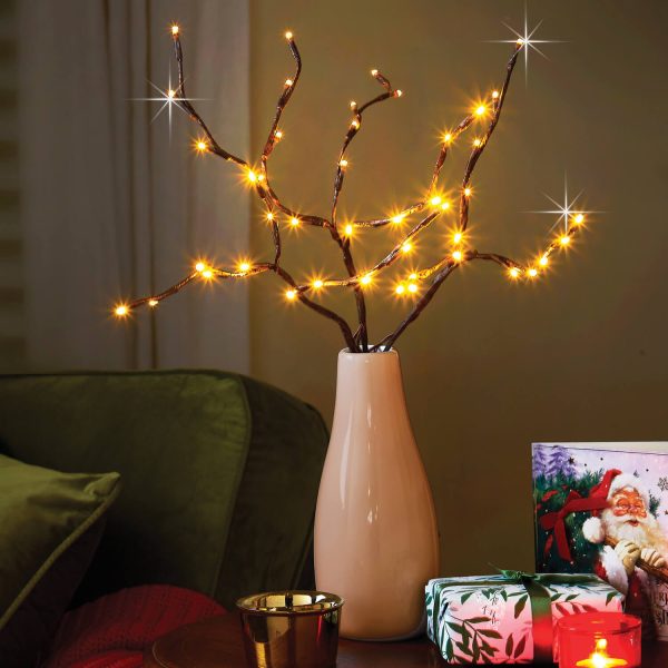 Set Of 3 Light-Up Branches