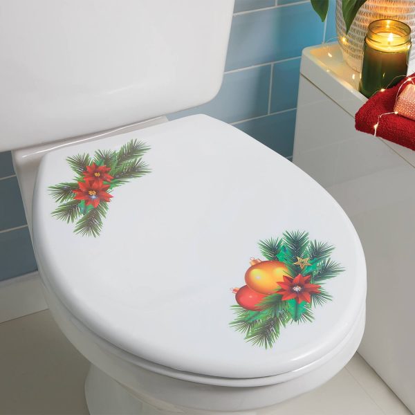 Christmas Design Toilet Sticker