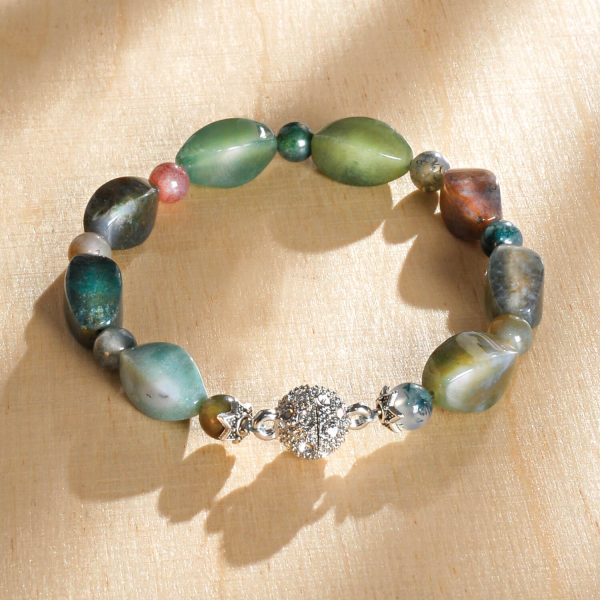 Agate Magnetic Clasp Bracelet