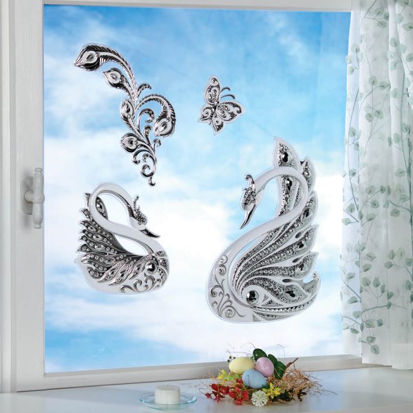 Swan Wall Stickers, 3D Wall & Window Art