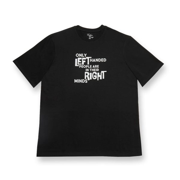 Left Handers Slogan Print T-Shirt Xl