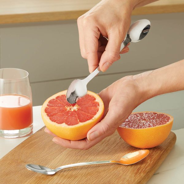 Set Of 2 Double Ended Fruit Spoon