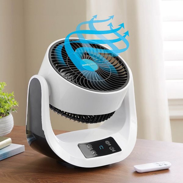 Air Circulator Fan - 60W. H34 xW13 xD30cm. Cord L1.5m.