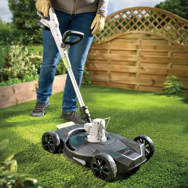 20V Cordless 3-in-1 Trimmer & Mower, H103 xW36.9 xD18.9cm, Weighs Less Than 5kg