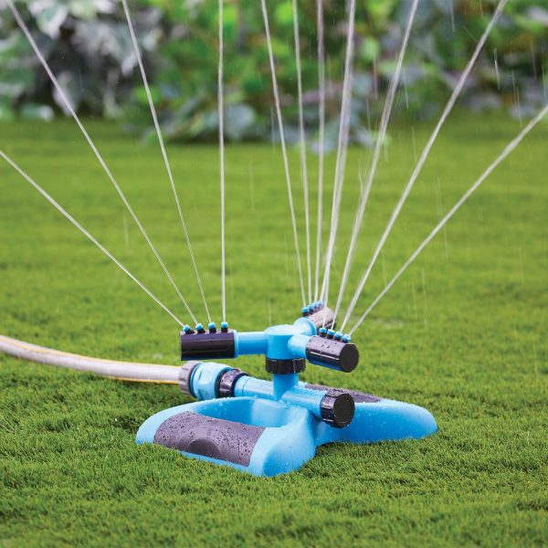 Garden Sprinkler Set, Base H6 xW24 xD20cm, Hose Not Included