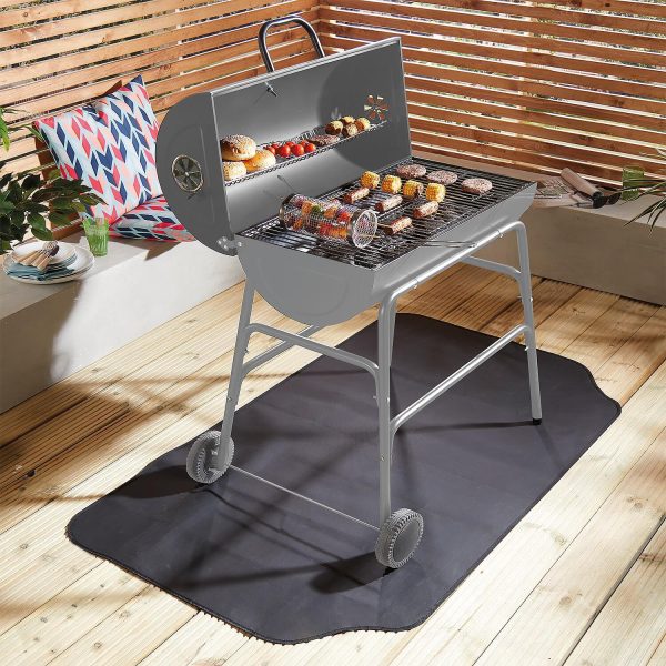 BBQ Mat Rectangular L183 xW99cm, Roll up for easy storage