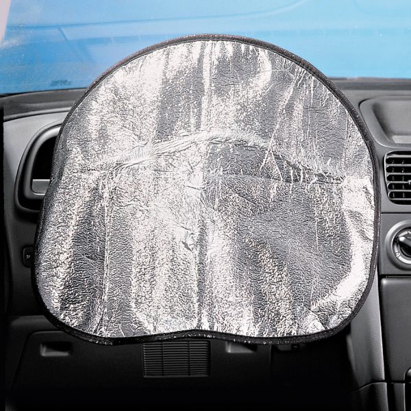 Steering Wheel Sun Cover W44 xH42cm, Foam With Aluminium Foil