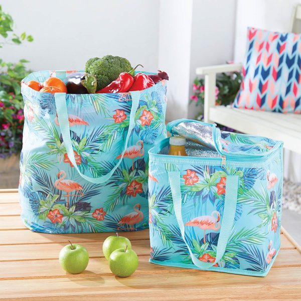 Set Of 2 Shopping And Cooler Bags