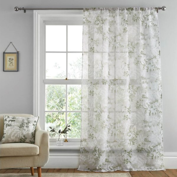 Voile Curtains – 55 x 48″, Tiverton, Machine Washable Polyester