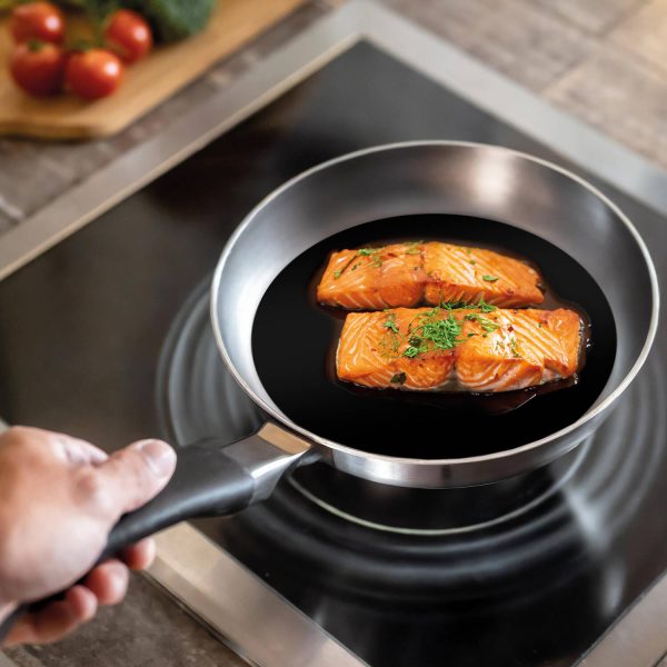 Pack of 2 Silicone Frying Pan Liners Dia.26cm, Dishwasher-Safe