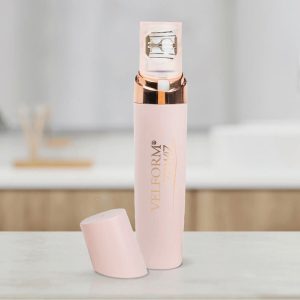 Women’s Epilator H11.8cm. Dia. 2.5cm, USB Cable Included, LED Light for Precision