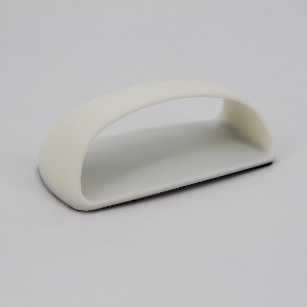 Stick on Door Knobs, White, D4.5 xW2.76 xL9cm, Ideal for Windows and Other Furniture