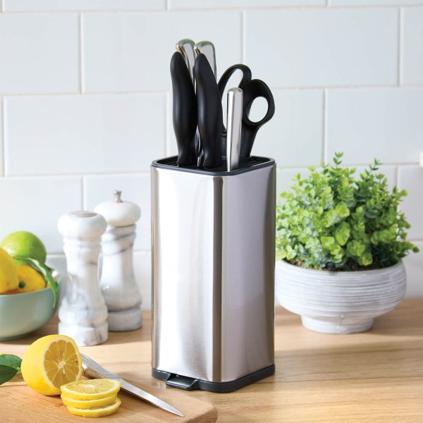 Stainless Steel Knife Block