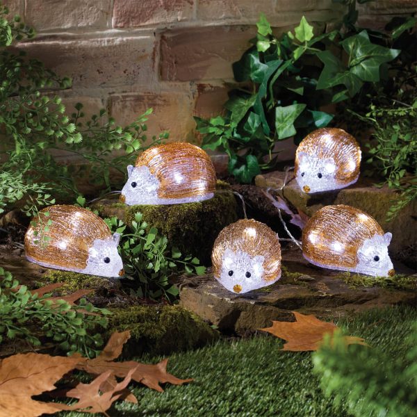 Set 5 Hedgehog String Lights