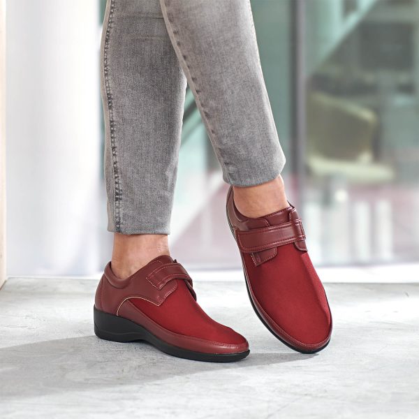 Burgundy 5 Comfort Shoes