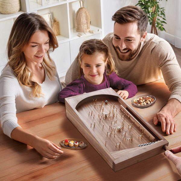 Wooden Bagatelle Game