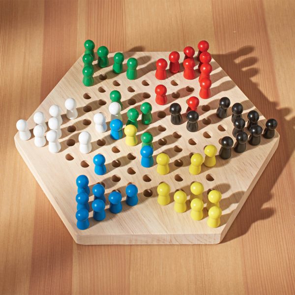 Wooden Checkers Game Set