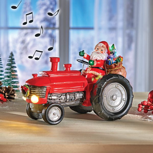 Led Santa Tractor