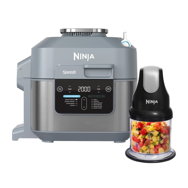 Ninja Speedi 10-in-1 Rapid Cooker and Air Fryer with Stackable Chopper Exclusive Bundle - Image 2