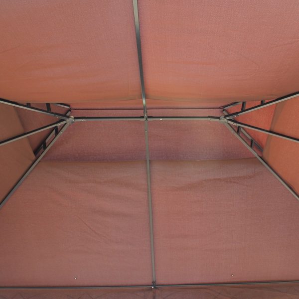 Outsunny Waterproof 3 x 4m Garden Metal Gazebo Marquee Patio Party Tent Canopy Shelter with Sidewalls Pavilion New   Aosom UK - Image 8