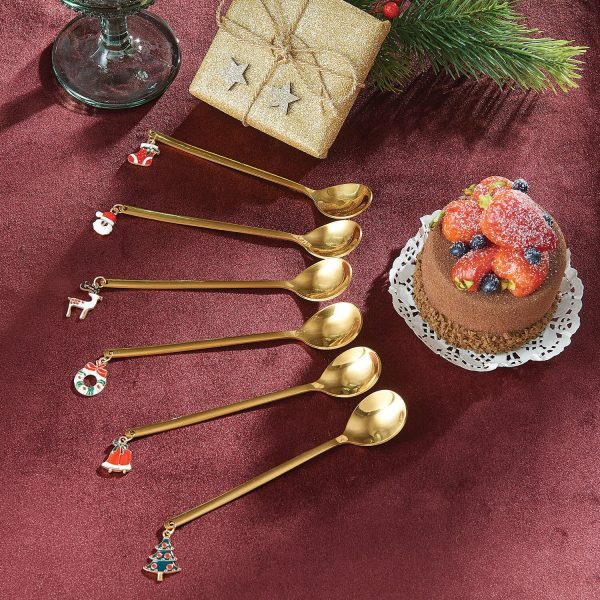 Set 6 Christmas Spoons