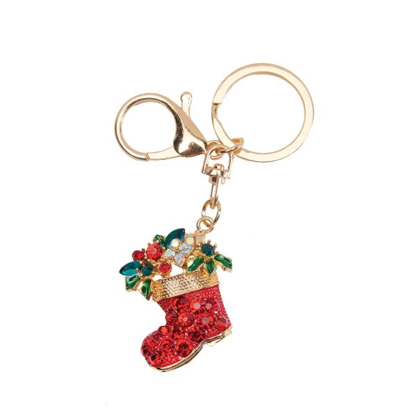 Santa Christmas Handbag Charm