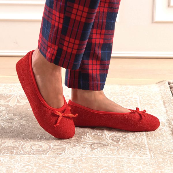 Red S Sparkle Ballet Slippers