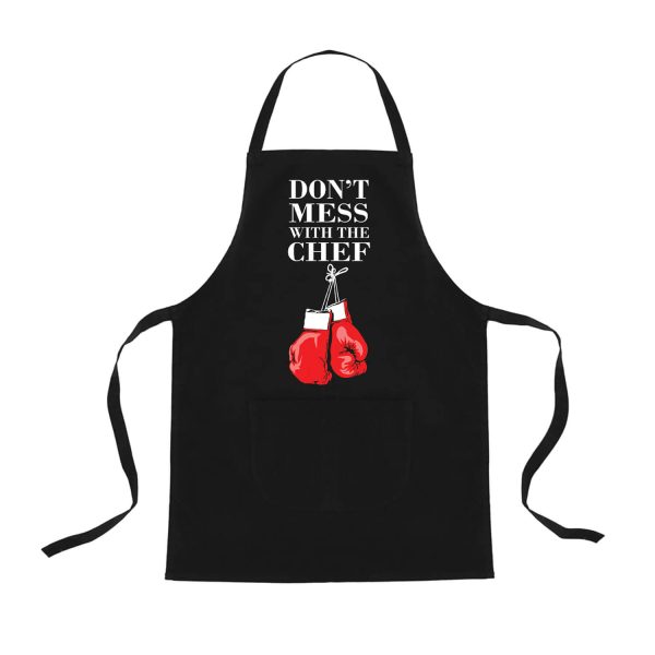 Slogan Apron Dont Mess