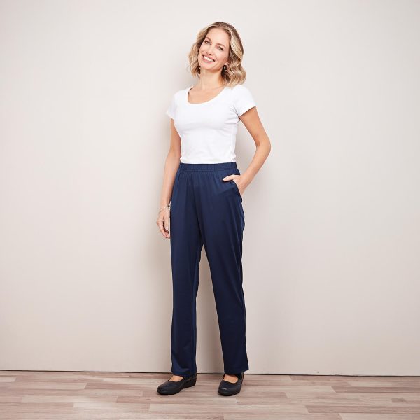 Navy-L-Figure-Flattering-Comfort-Trouser