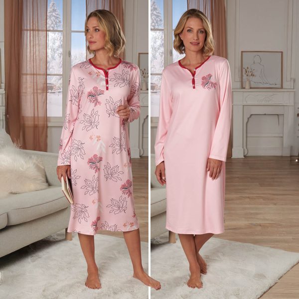 Pink-Xl-Set-Of-2-Nightdresses-