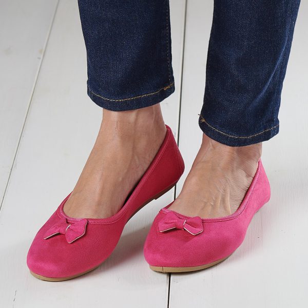 Pink-4-Fleecy-Ballerina-Slippers