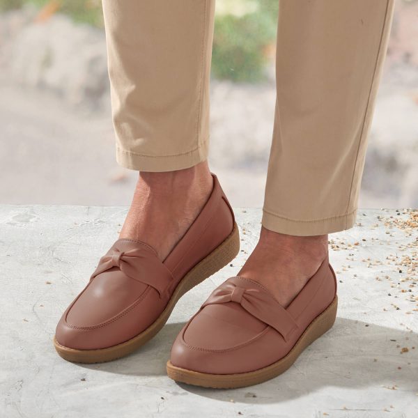 Dusty Pink 4 Memory Foam Comfort Loafers