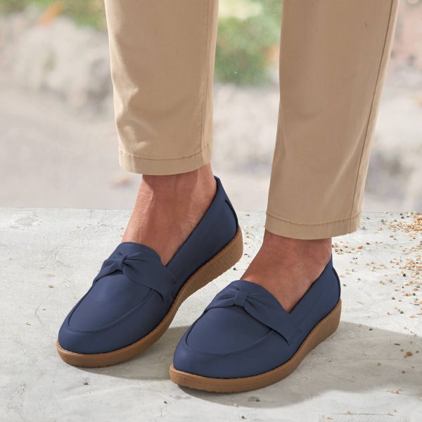 Navy 8 Memory Foam Comfort Loafers