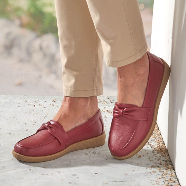 Red 4 Memory Foam Comfort Loafers