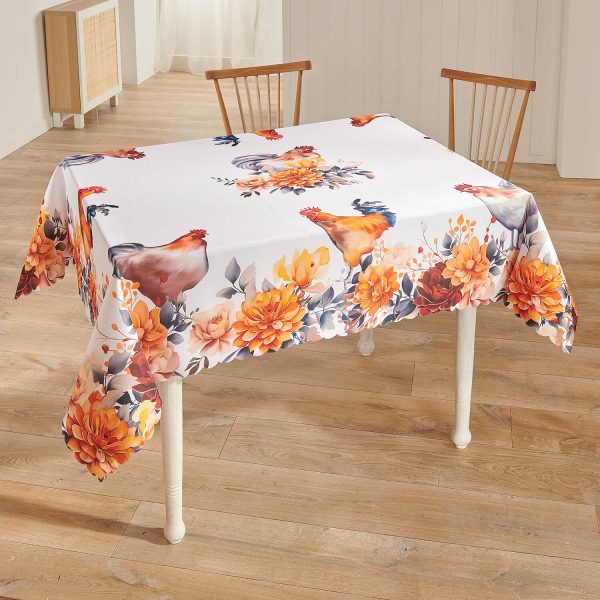 175X135Cm-Rooster-Table-Cloth