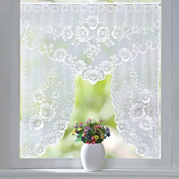 Set 2 Lace Cafe Curtains