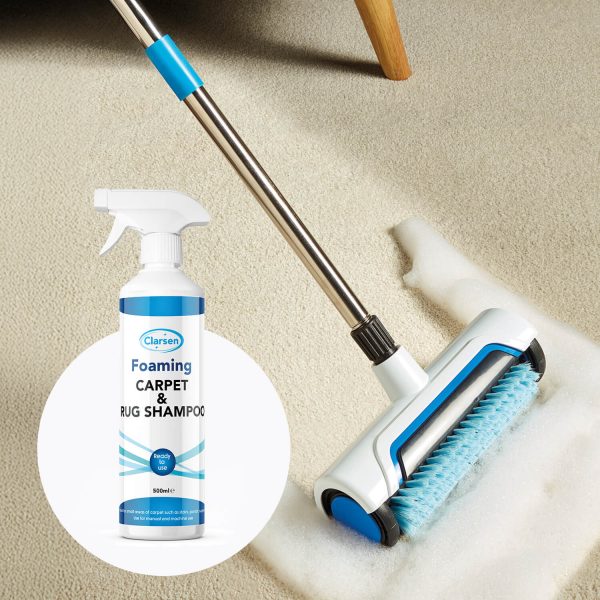 Rug Refresher Brush + Free Carpet Shampoo