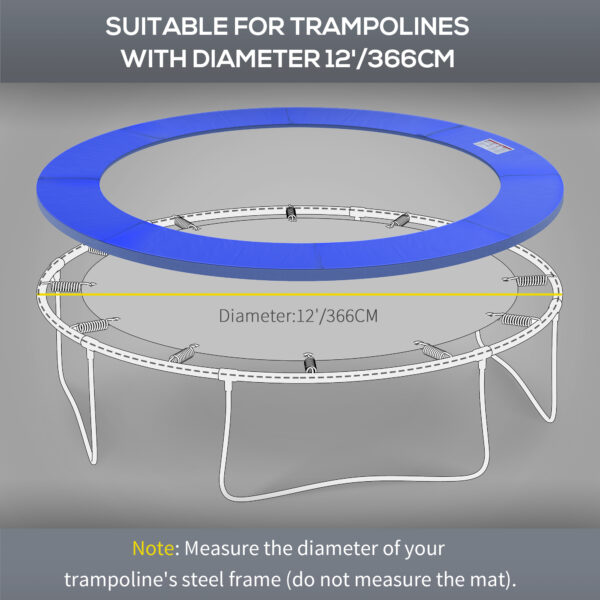 Homcom 12ft Trampoline Surround Safety Foam Pad   Aosom UK - Image 5