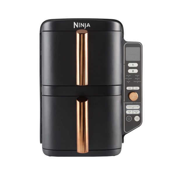 Ninja Deluxe Black & Copper Double Stack XL 2-Drawer Air Fryer 9.5L SL400UKDBCP - Image 2