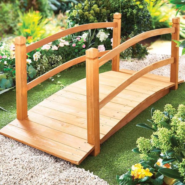 Wooden Garden Bridge