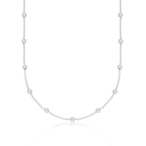 Silver Satellite Chain Necklace - Image 2