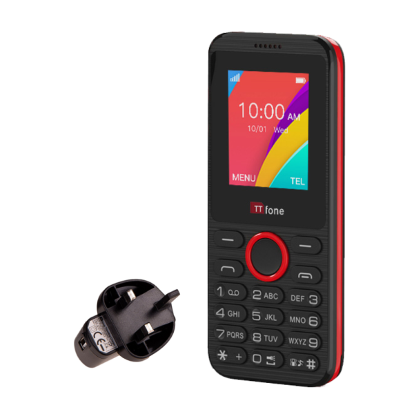 Returned Resale - TTfone TT160 Dual SIM with Mains Charger, Vodafone Pay As You Go