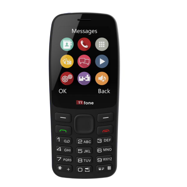 TTfone TT175 Dual SIM | Easy to Use Dual SIM Mobile Phone with USB Cable / O2