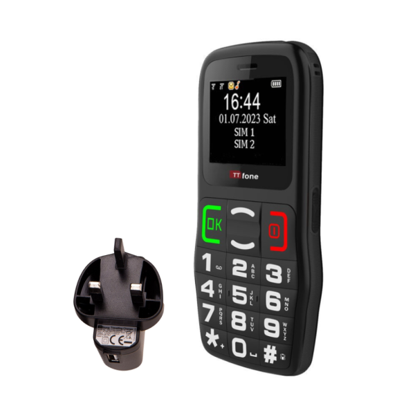 TTfone TT220 Dual SIM with Mains Charger +£4.99 / No Sim Card