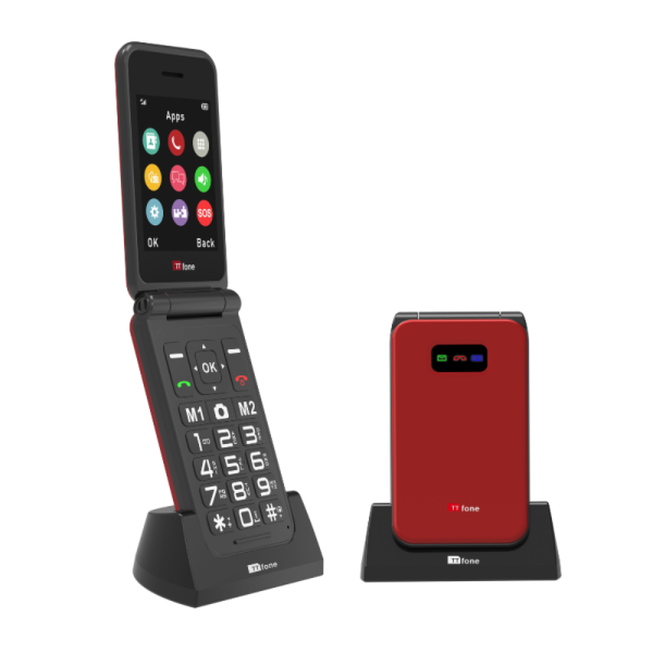 Returned Resale - TTfone TT760 Red / Dock Charger / No Sim Card