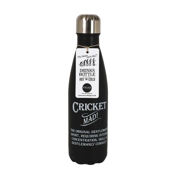 Gift For Man Drink Bottle Cricket