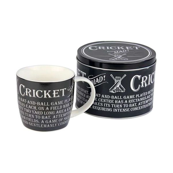 Gift For Man Cricket Mug In A Tin