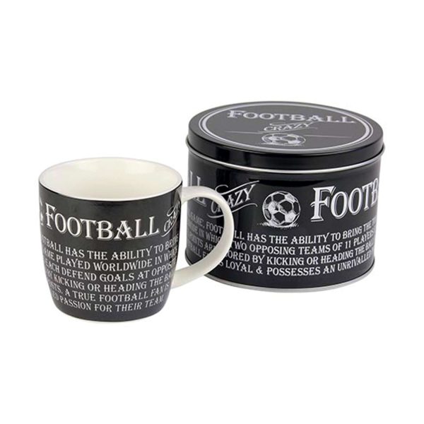 Gift For Man Football Mug In A Tin