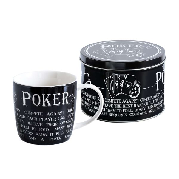 Gift For Man Poker Mug In A Tin