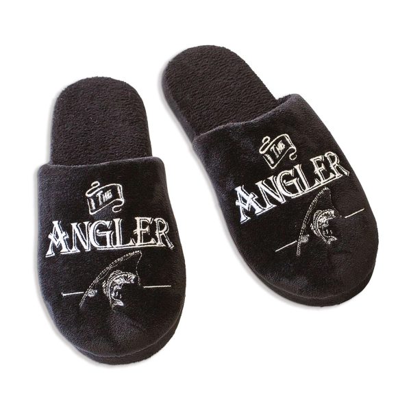 Gift For Man Angler - Slippers Lrg